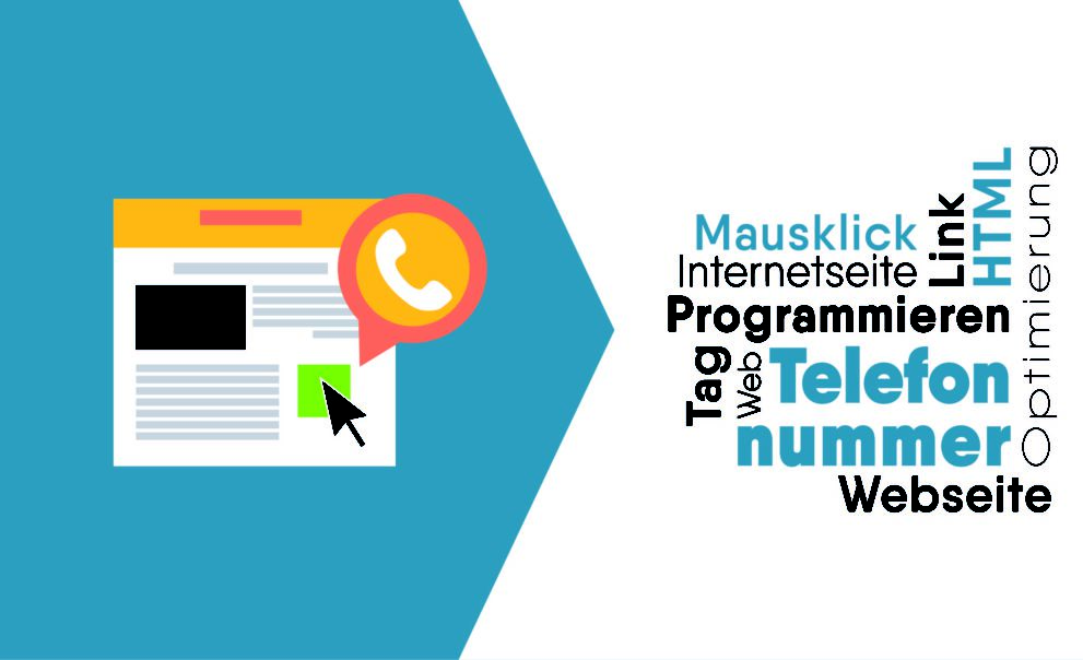 Klickbare Telefonnummer auf Webseite einbinden mit HTML Code Link