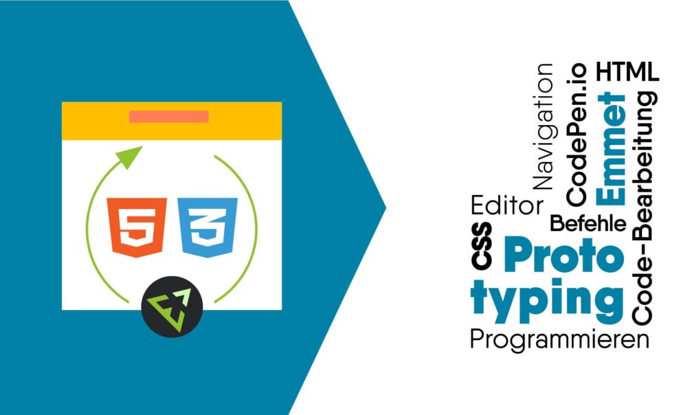 Alles zu HTML und CSS-Prototyping in CodePen io mit Emmet