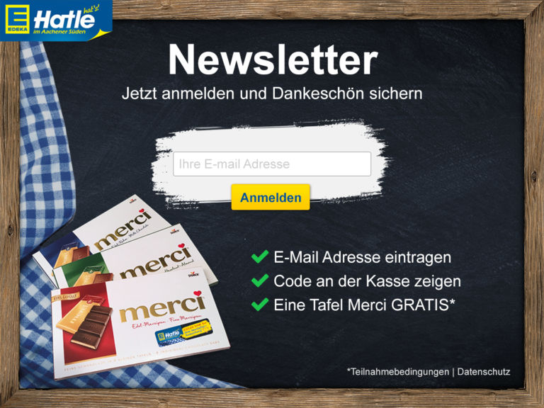 Edeka App Newsletter Anmeldung