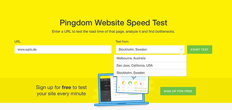 Pingdom-Screenshot