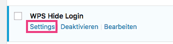 Login Seite in WordPress ändern