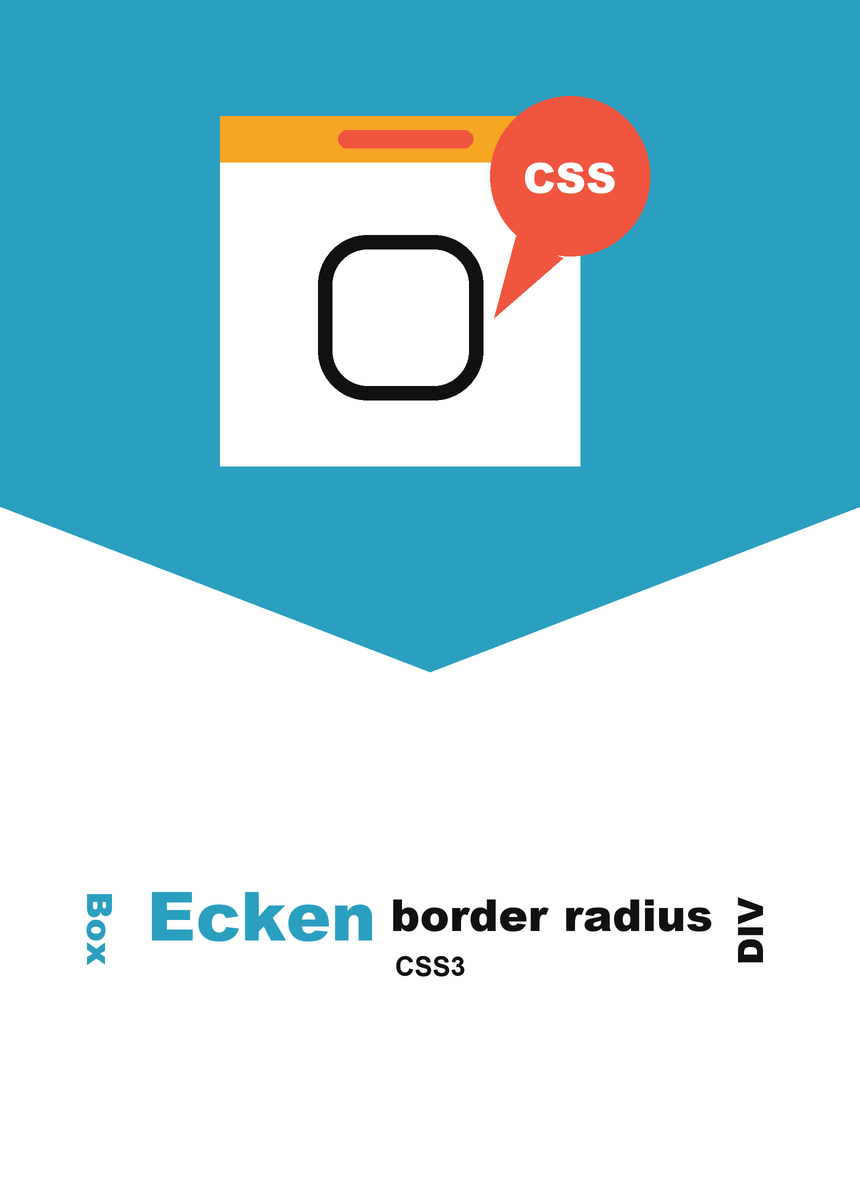 Abgerundete Ecken mit CSS border-radius